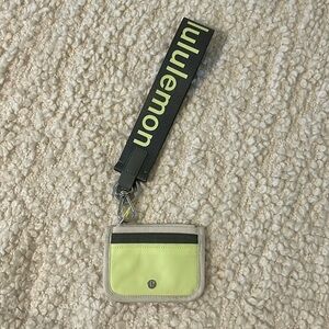 Lululemon Keychain and Card Holder